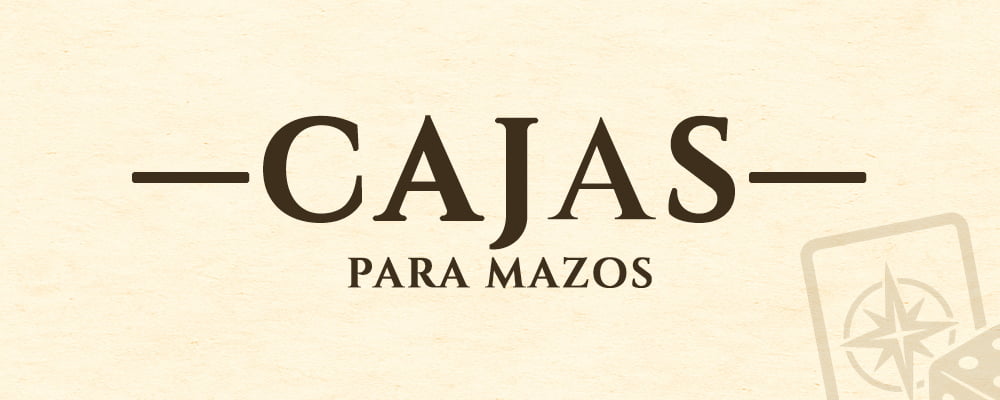 Cajas Para Mazos